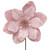 23" Glittered Pink Magnolia Christmas Stem Spray - IMAGE 3