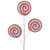 17" Candy Cane Lollipops Decorative Christmas Spray - IMAGE 3