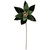 24" Green Glittered Poinsettia Christmas Stem Spray - IMAGE 1