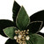 24" Green Glittered Poinsettia Christmas Stem Spray - IMAGE 4