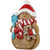 LED Lighted Gingerbread Snowman with Cookie Christmas Figure - 15.75" - IMAGE 5