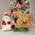 Gingerbread Rocking Horse with Presents Christmas Figurine - 7.25" - IMAGE 2