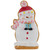 Gingerbread Snowman with Present Christmas Figurine - 7" - IMAGE 1