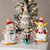 Gingerbread Snowman with Present Christmas Figurine - 7" - IMAGE 2