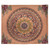 57.5" White and Pink Terracotta Floral Medallion Wall Tapestry - IMAGE 1