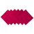 Set of 6 Tango Red Square Party Napkins 20” - IMAGE 1
