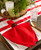 Set of 6 Tango Red Square Party Napkins 20” - IMAGE 3