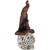 Skull in Witches Hat with Crow Halloween Decoration - 22.75" - IMAGE 5