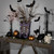 Witch's Boots with Skull and Spider Details Halloween Decoration - 15" - IMAGE 1