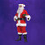 Red and White Regency Santa Claus Christmas Costume Suit - Large - IMAGE 3