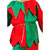 Red and Green Elf Plush Unisex Child Christmas Costume - Small - IMAGE 4