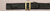 Black and Gold Vinyl Santa Belt with Buckle - Large - IMAGE 1