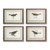 Birds Wooden Framed Wall Art - 23.5" - Set of 4 - IMAGE 1