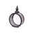 17.5” Victorian Style Circular Lantern with Vented Top and Panes - IMAGE 1