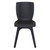 33.5" Black Solid Refined Patio Dining Chair - IMAGE 3