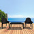 3-Piece Black Patio Lounge Set 39.5" - IMAGE 2