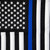 Law Enforcement Blue Line Embroidered Patriotic Outdoor Garden Flag 18" x 12.5" - IMAGE 4
