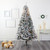 8’ Pre-Lit Flocked Rock Spruce Artificial Christmas Tree, Warm Clear LED Lights - IMAGE 5