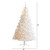 8’ Pre-Lit White Artificial Christmas Tree, Clear LED Lights - IMAGE 2