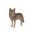 24" Gray and Brown Standing Coyote Outdoor Garden Figurine - IMAGE 2