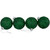 Glitter Lined Diamonds Glass Christmas Ball Ornament - 3" (80mm) - Green - 4ct - IMAGE 3