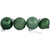 3-Finish Glass Christmas Ball and Onion Ornaments - 3" (80mm) - Forest Green - 9ct