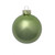 Pearl Glass Christmas Ball Ornaments - 4" (100mm) - Lime Green - 6ct - IMAGE 1