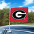 14" x 11" NCAA University of Georgia Bulldogs Automotive Car Flag - IMAGE 2