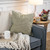 Square Throw Pillow with Fringe - 15" - Sage Green - IMAGE 2