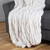 Plush White Fluffy Thick Throw Blanket 50" x 60" - IMAGE 3