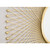35" Gold Framed Round Wall Mirror - IMAGE 3