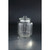 11" Clear Apothecary Canister Glass Storage Jar with Lid - IMAGE 1