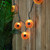 Sunflower Patio Light Set - 6' Green Wire - 10ct - IMAGE 1
