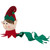 16" Plush Red and Green Elf Christmas Tree Topper, Unlit - IMAGE 6