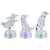 LED Lighted Color Changing Penguin Acrylic Christmas Decorations - 4" - Set of 3 - IMAGE 4