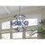 67" Clear and Purple Yuri Floral Hand Crafted Glass Hanging Fixture - IMAGE 2
