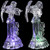 LED Lighted Color Changing Angel Acrylic Christmas Decorations - 9" - Set of 2 - IMAGE 6