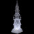 LED Lighted Castle Acrylic Christmas Decoration - 17.5" - IMAGE 4
