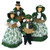 Victorian Irish Knot Christmas Carolers Figurines - 18" - Set of 4 - IMAGE 1
