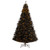 10' Pre-Lit Black Artificial Christmas Tree, Clear LED Lights - IMAGE 1