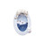 Cat and Fish Bowl Porcelain Oval Picture Frame - for 4" x 6" Photo - IMAGE 3