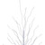 Pre-Lit White Birch Christmas Twig Tree - 5' - Cool White LED Lights - IMAGE 4