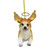 3.5" Flying Welsh Corgi Dog Angel Christmas Ornament - IMAGE 2