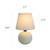 Mini Globe Table Lamps with Tapered Shade - 8.5" - White - Set of 2 - IMAGE 4