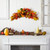 38” Fall Harvest Maple Leaf with Berries Artificial Swag, Unlit - IMAGE 3