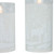 Set of 3 Snowy Woodland Flameless LED Flickering Glass Christmas Pillar Candles 6" - IMAGE 6