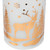 LED Flameless Flickering Woodland Glass Pillar Christmas Candles - 6" - Set of 3