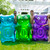60" Blue Gummy Bear Swimming Pool Float - IMAGE 3