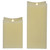LED Flickering Flameless Wax Rectangular Candles - 8" - Cream - Set of 2 - IMAGE 1