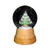 5" Perzy Snow Globe Medium Christmas Tree with Wooden Base Decoration - IMAGE 1